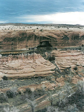 Confluence Arch, Upper Courthouse Wash, Arches National Park, Utah