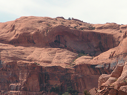 Dove Feather Arch, Lower Courthouse Wash, Arches National Park, Utah