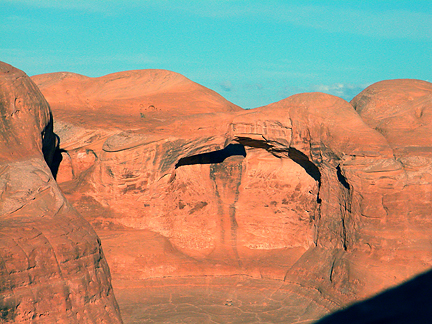 Echo Arch, Winter Camp Wash, Arches National Park, Utah