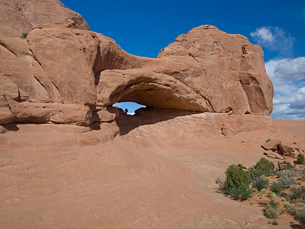 Eye of the Whale Arch, Herdina Park, Arches National Park, Utah