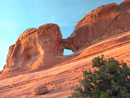 Frame Arch, Winter Camp Wash, Arches National Park, Utah