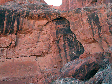 Ghost Arch, Elephant Butte, Arches National Park, Utah