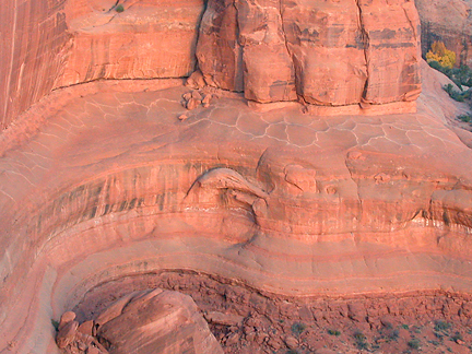 Goosehead Arch, Winter Camp Wash, Arches National Park, Utah