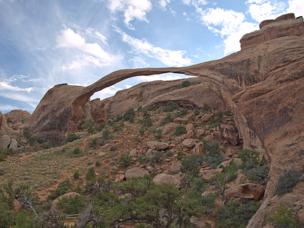 Landscape Arch, South Devils Garden, Arches National Park, Utah