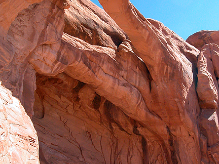 Parallel Arch Inner, Klondike Bluffs, Arches National Park, Utah