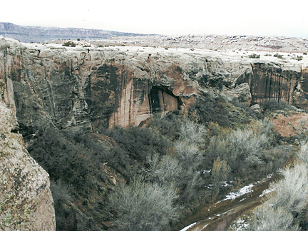 Poison Ivy Arch, Upper Courthouse Wash, Arches National Park, Utah