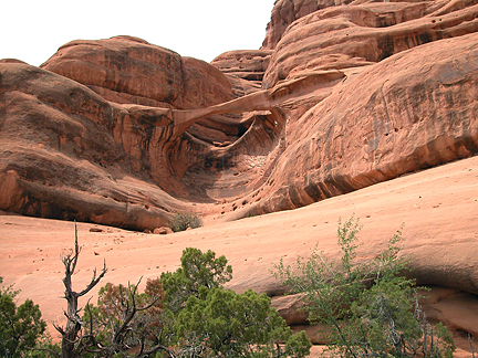 Ring Arch, Upper Courthouse Wash, Arches National Park, Utah