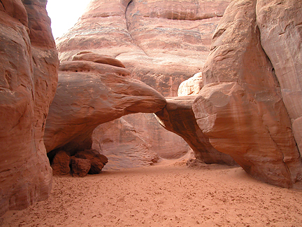 Sand Dune Arch, Fiery Furnace, Arches National Park, Utah