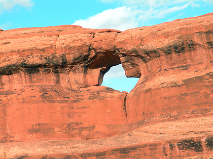 Top Story Window, North Devils Garden, Arches National Park, Utah