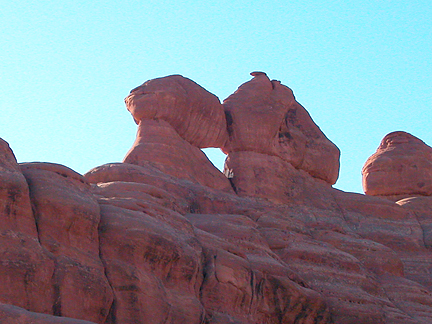 Triangle Arch, Elephant Butte, Arches National Park, Utah