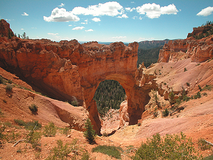 Bryce Natural Bridge, Bridge Canyon, Bryce Canyon National Park, Utah