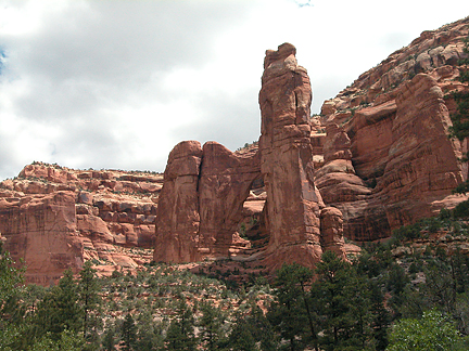 Angel Arch, Arch Canyon, San Juan County, Utah