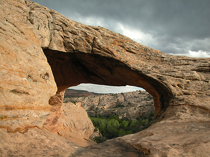 Butler Ruin Bridge, Butler Wash, San Juan County, Utah