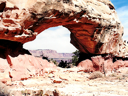 Culebra Arch, Dry Fork Lavender Canyon, San Juan County, Utah