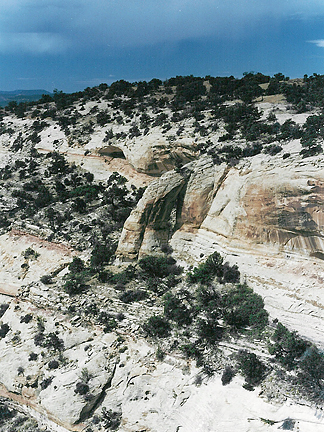 Mughandle Arch, Harts Point, San Juan County, Utah