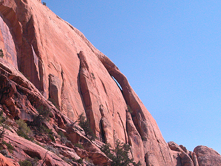 Posey Trail Arch, Comb Ridge, San Juan County, Utah