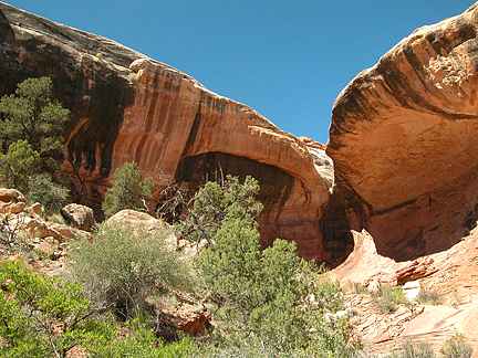 Ax Arch, Horse Canyon, Needles District, Canyonlands National Park, Utah