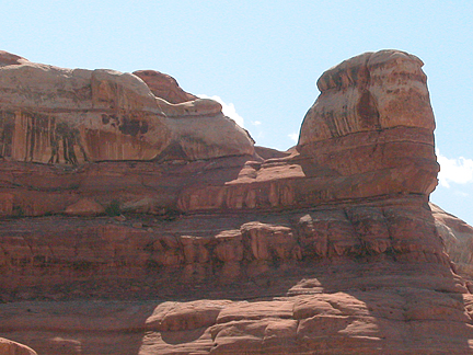 Blue Ox Arch, Horse Canyon, Needles District, Canyonlands National Park, Utah