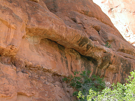 Cracked Arch, Horse Canyon, Needles District, Canyonlands National Park, Utah