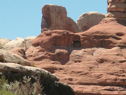 Double Side Arch, Horse Canyon, Needles District, Canyonlands National Park, Utah
