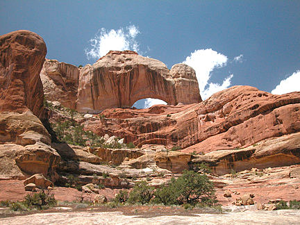 Fortress Arch, Horse Canyon, Needles District, Canyonlands National Park, Utah