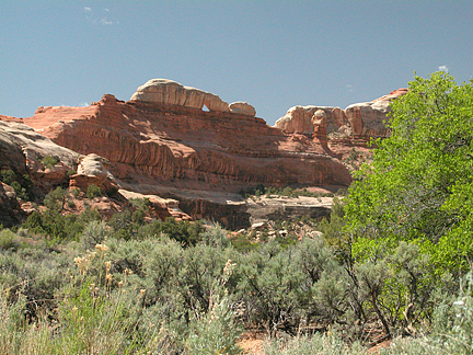 Gothic Arch, Horse Canyon, Needles District, Canyonlands National Park, Utah