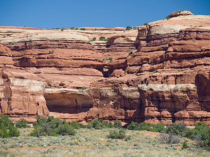 Grommet Arch, Salt Creek Pocket, Needles District, Canyonlands National Park, Utah