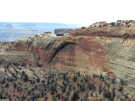 Longbow Arch, Musselman Canyon, Canyonlands National Park, Utah
