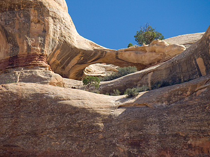 Nook Arch, Davis Canyon, Needles District, Canyonlands National Park, Utah