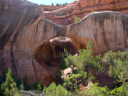 Salt Creek Pocket Arch, Salt Creek Pocket, Needles District, Canyonlands National Park, Utah