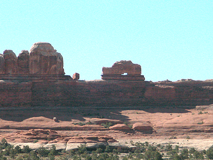 Wooden Shoe Arch, Squaw Canyon, Needles District, Canyonlands National Park, Utah
