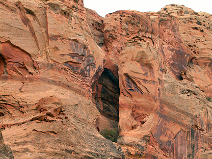 Boomerang Arch, Chinob Canyon, Capitol Reef National Park, Utah