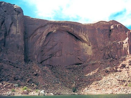 Alcove Arch, Lower Dry Rock Creek, Glen Canyon National Recreation Area, Utah