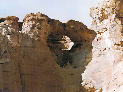 Blue Pools Arch, Blue Pool Wash, Glen Canyon National Recreation Area, Utah