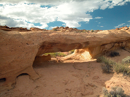 Bullfrog Creek Arch, Middle Point, Glen Canyon National Recreation Area, Utah