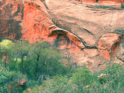 Emigrant Spring Arch, Silver Falls Creek, Glen Canyon National Recreation Area, Utah