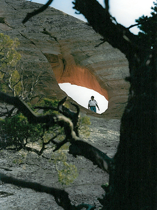 Millard Canyon Arch, Millard Canyon, Wayne County, Utah