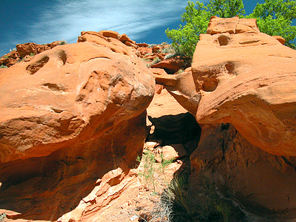 Crossbeam Arch, Paria River, Grand Staircase-Escalante National Monument, Utah