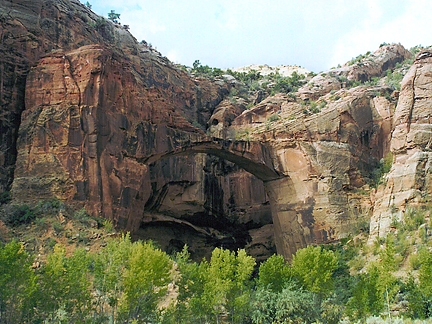 Escalante Natural Bridge, Escalante River, Grand Staircase-Escalante National Monument, Utah