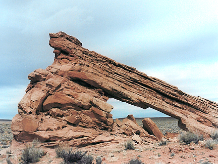 Rocket Arch, North of Fortymile Gulch, Grand Staircase-Escalante National Monument, Utah
