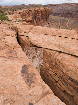 Applecore Arch, Poison Spider Mesa near Moab, Utah