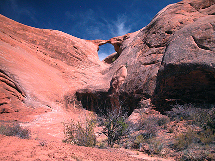 Arrowhead Arch, Yellow Jacket Canyon near Moab, Utah
