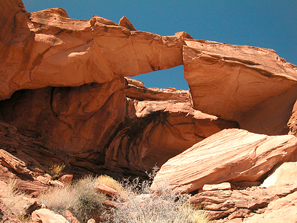 Belt Buckle Arch, Gold Bar Canyon near Moab, Utah