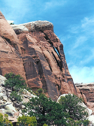 Bullwhip Arch, Crips Hole near Moab, Utah