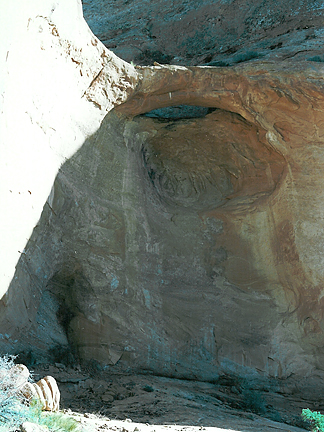 Buttress Arch, Southwest of Moab near Moab, Utah