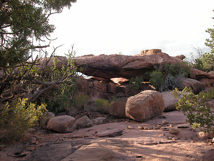 Canyonlands Overlook Arch, Hatch Point near Moab, Utah