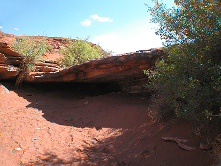 Clogged Bridge, Shafer Basin near Moab, Utah