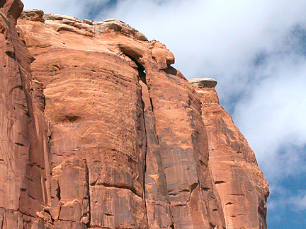 Dog Leg Arch, Dry Fork Bull Canyon near Moab, Utah