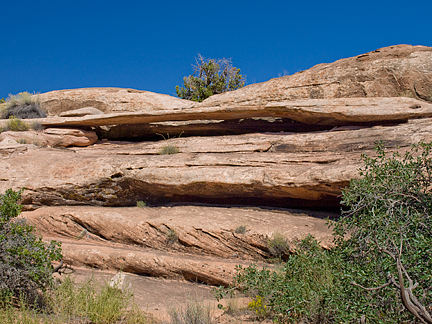 Gangplank Arch, Gold Bar Canyon near Moab, Utah