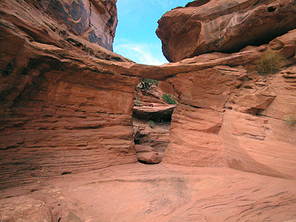 Gateway to Forever Bridge, Northeast of Arths Pasture near Moab, Utah